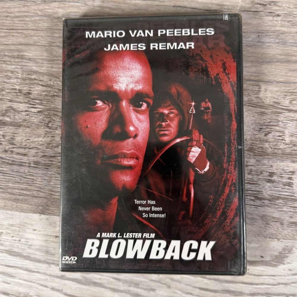 Blowback (DVD, 2000, Canadian)‎ Rare OOP Mario Van Peebles New! Tear in Plastic